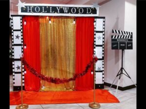 Dekorasi Photobooth Tema Hollywood