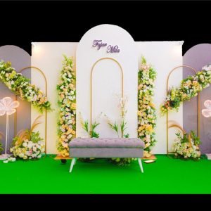 Dekorasi Backdrop Pelaminan Pernikahan Jogja