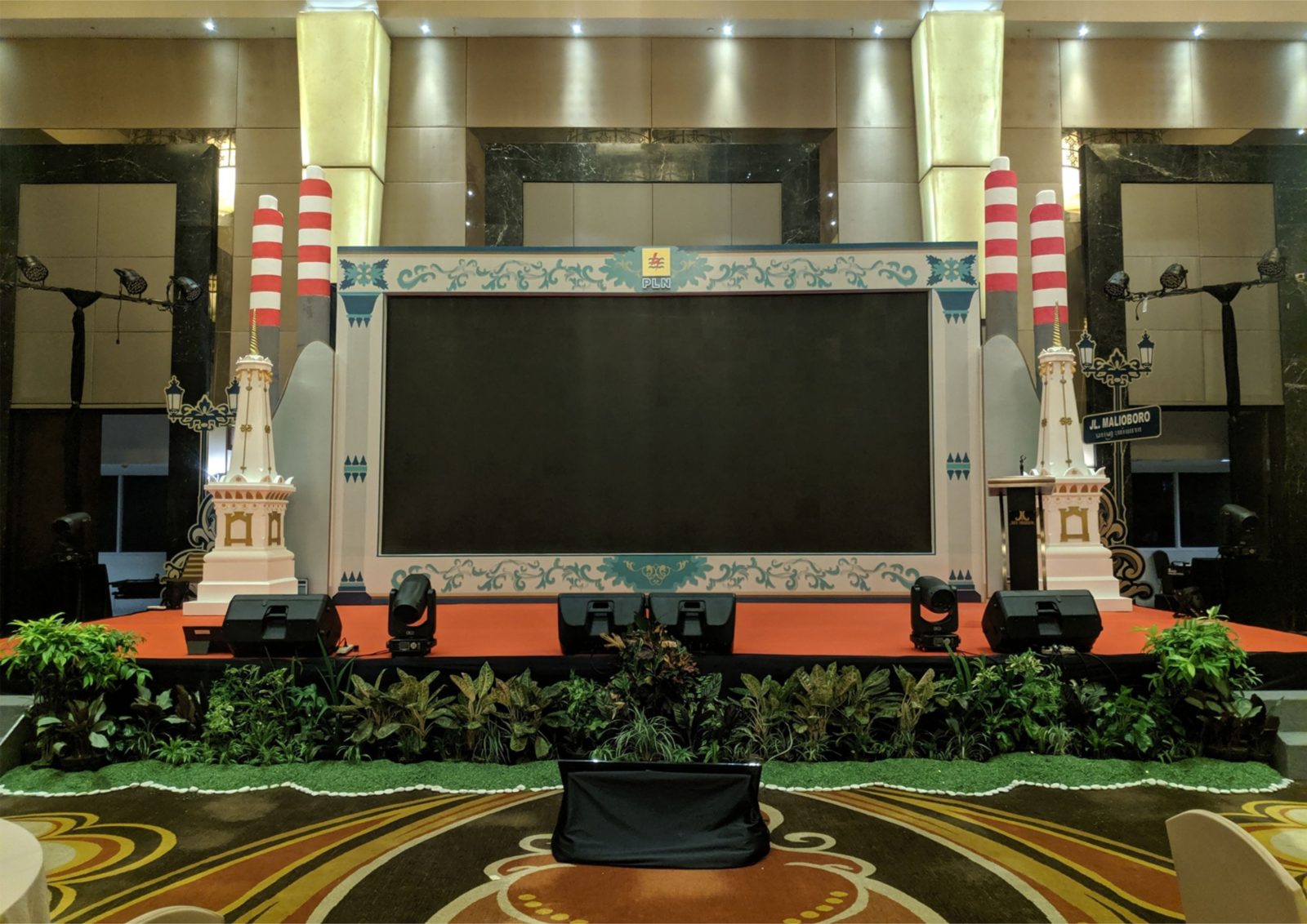 Backdrop Dekor LED Screen Jogja