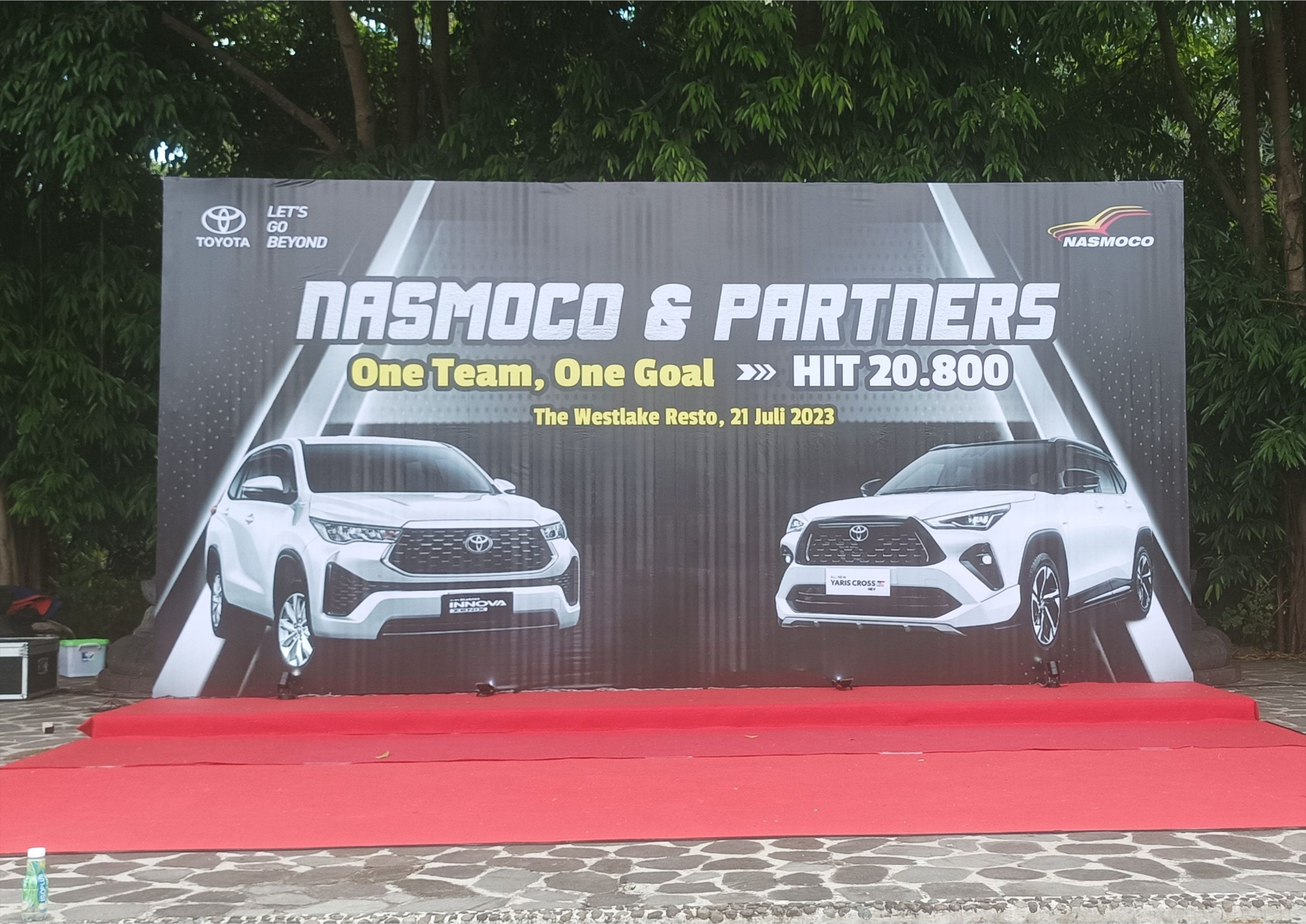 Jasa Sewa Backdrop Event Nasmoco dan Partners