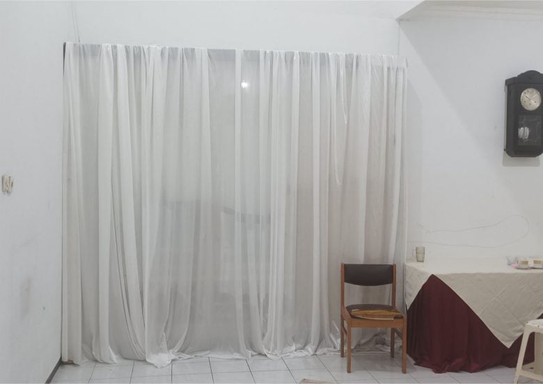 Sewa Kain Putih untuk Photobooth