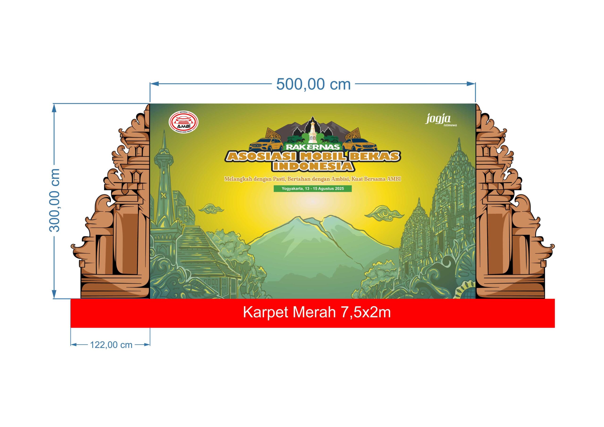 Jasa Cetak dan Desain Backdrop Event by Devilo Arts