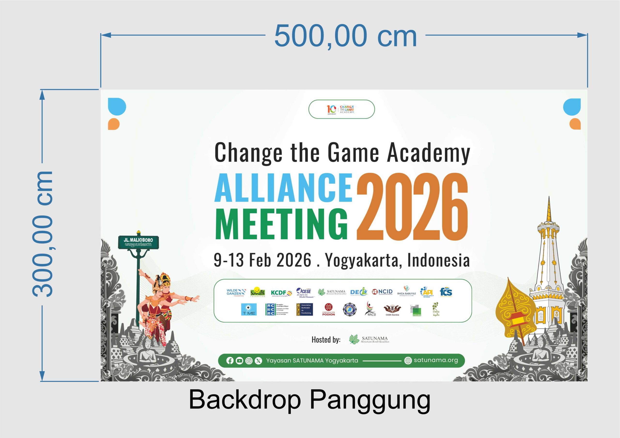 Jasa Cetak dan Desain Backdrop Event by Devilo Arts