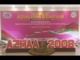 Backdrop Reuni Akbar Alumni Gontor di Jogja