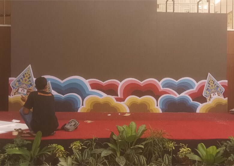 Dekorasi Frame LED Screen Jogja