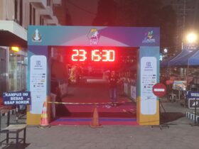 Dekorasi Event Mlayu DW di Kampus UKDW Jogja