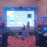 Dekorasi Frame LED Screen Bank Jateng