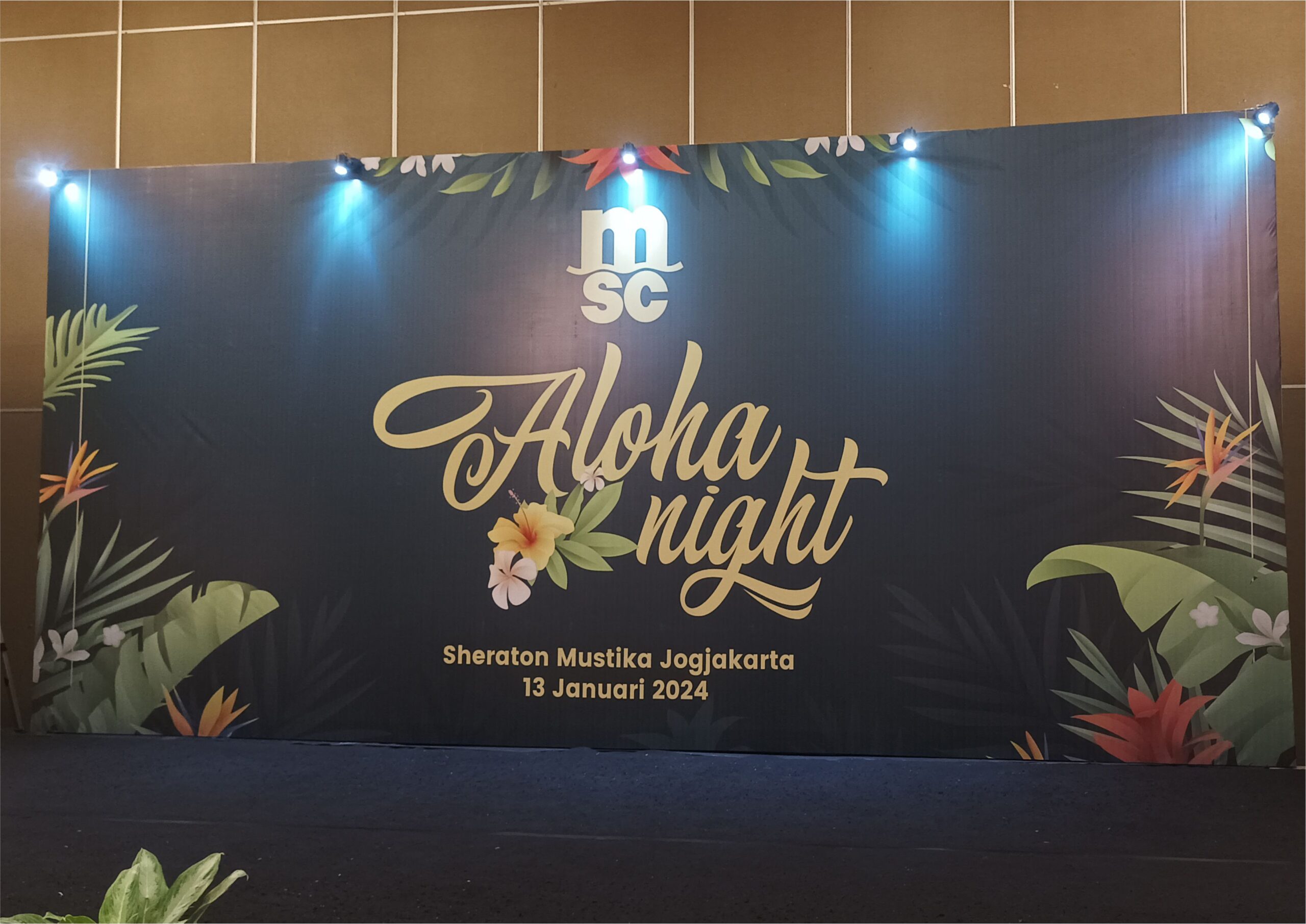 Aloha Night Backdrop Event Jogja