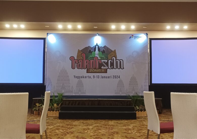 Pertamina EP Cepu Backdrop Event Jogja