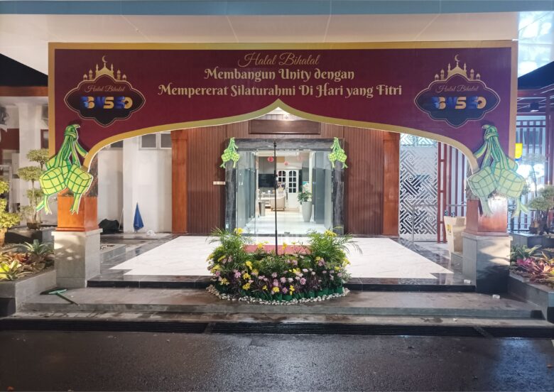 BBWS Serayu Opak Dekorasi Halal Bihalal