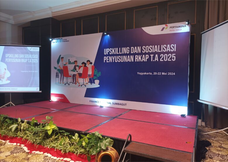 Jasa Backdrop Jogja Event Pertamina