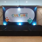 Concentrix Backdrop Event Culture Roadshow