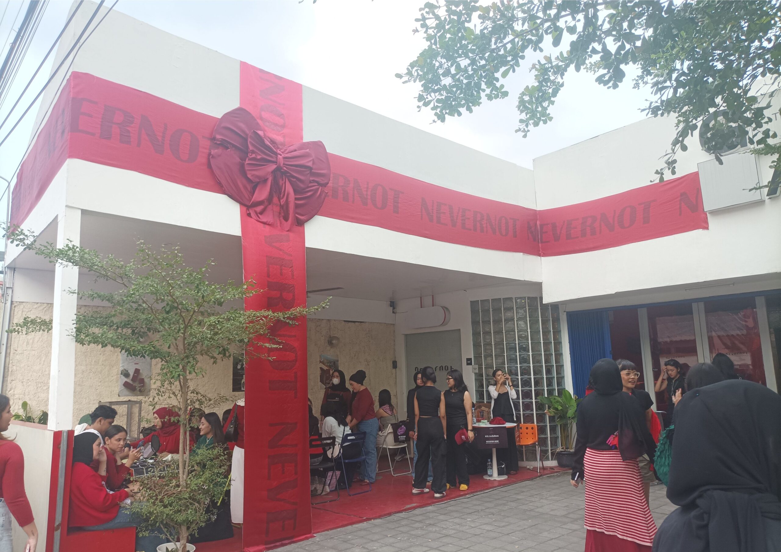 Dekorasi Kain Event Nevernot Jogja