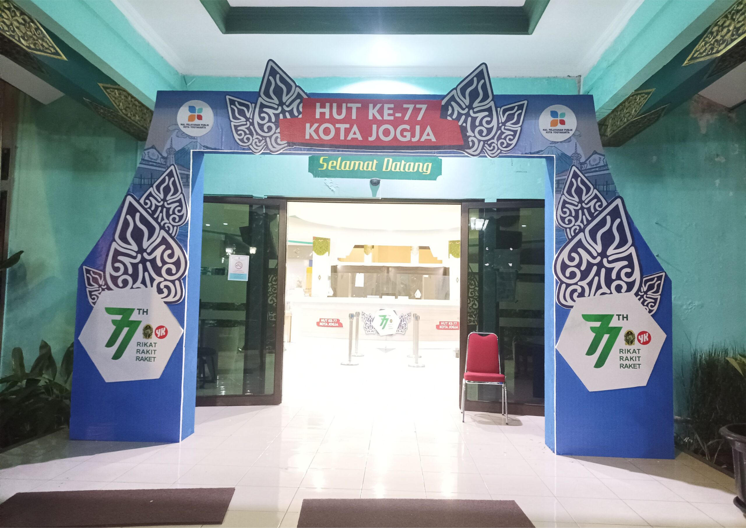 Dekorasi Kantor Event HUT ke 77 Kota Jogja