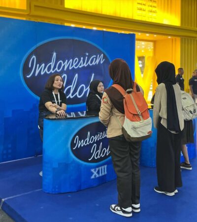 Backdrop Indonesian Idol Jogja