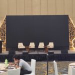 Backdrop Frame Gunungan Wayang Videotron