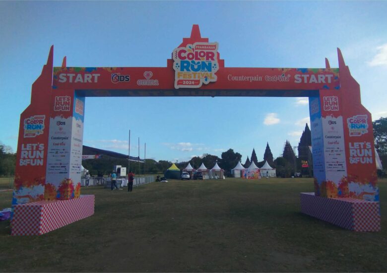 Jasa Pembuatan Gate Start Finish Jogja