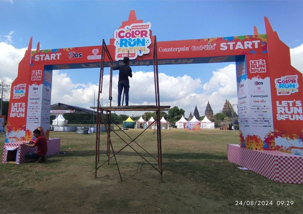 Gate Event Fun Run Jogja - Devilo Jogja