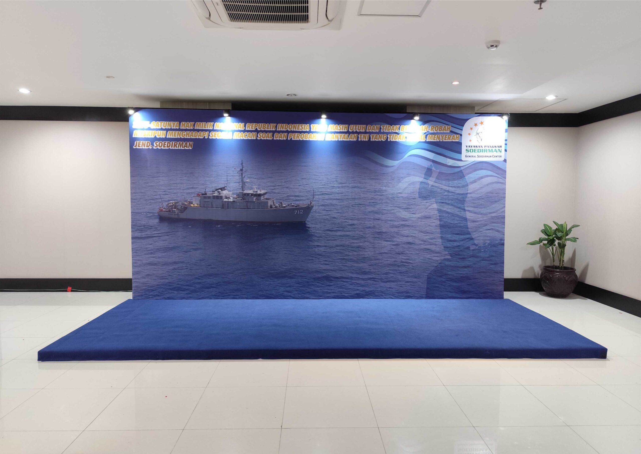 Backdrop Yayasan Pangsar Soedirman