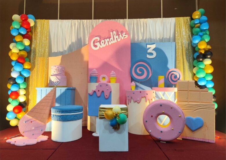 Dekorasi Ulang Tahun Anak Styrofoam