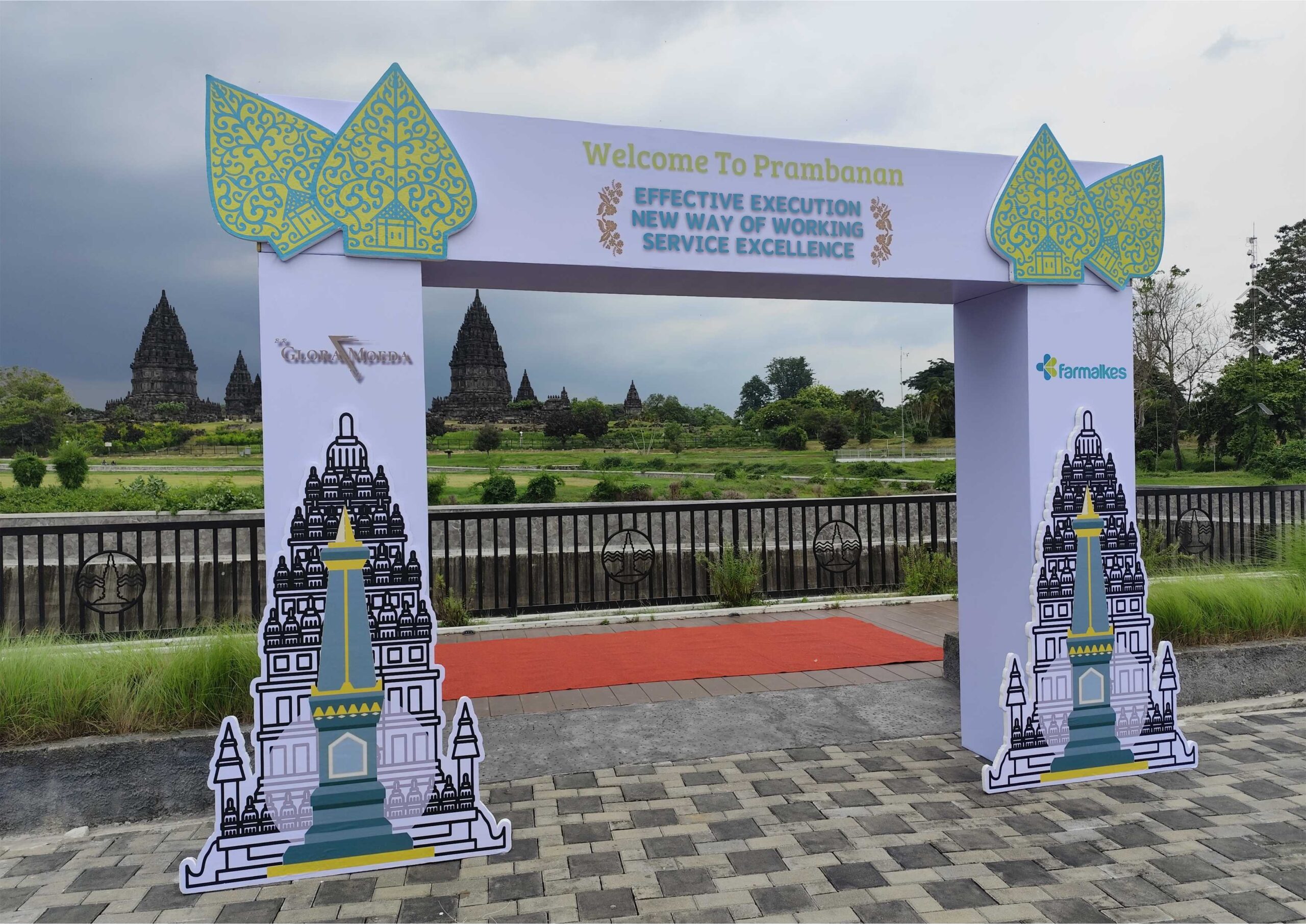 Jasa Backdrop Jogja by Devilo Arts 80 Glora Moeda Gate Event di Prambanan 01