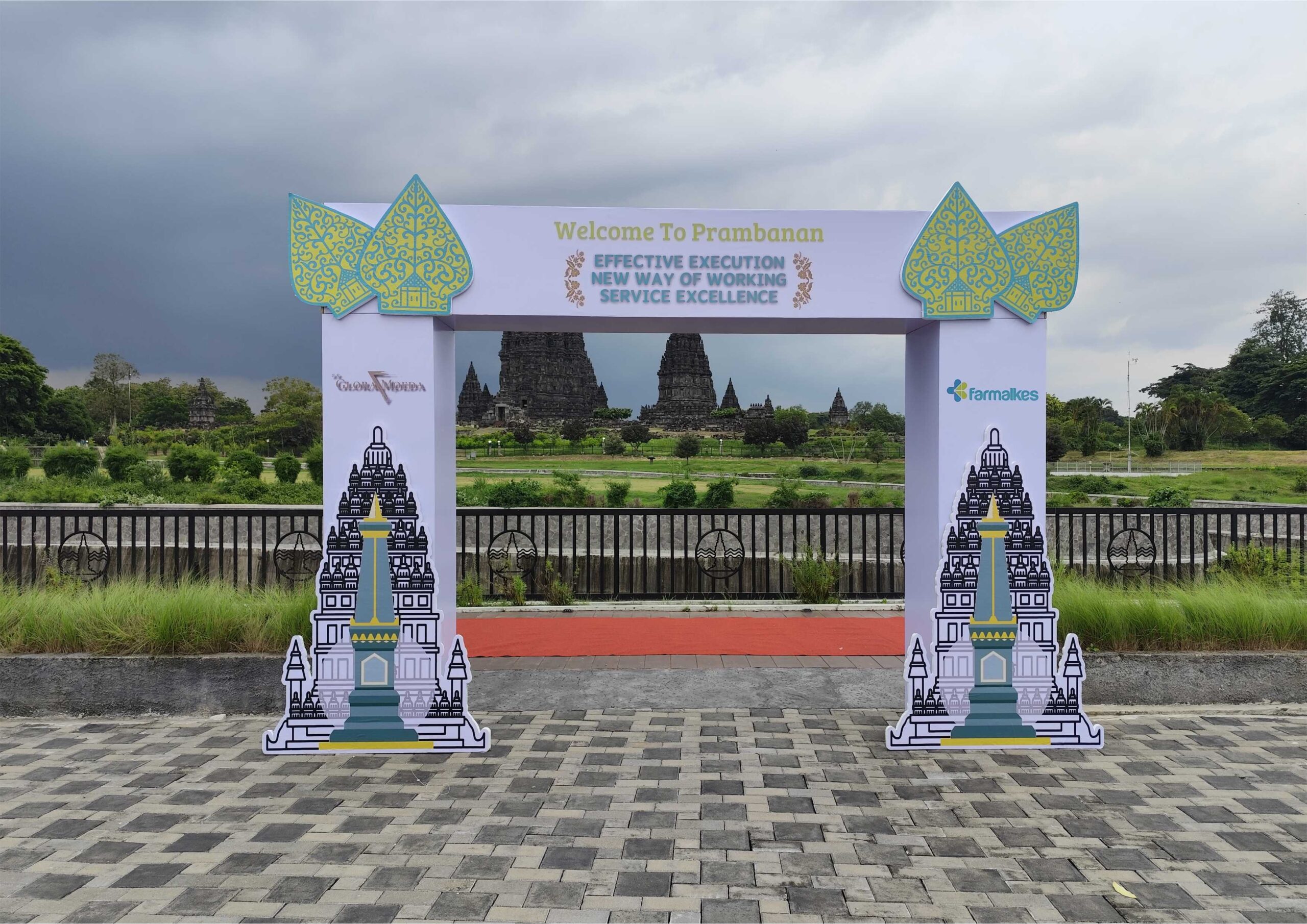 Glora Moeda Gate Event di Prambanan