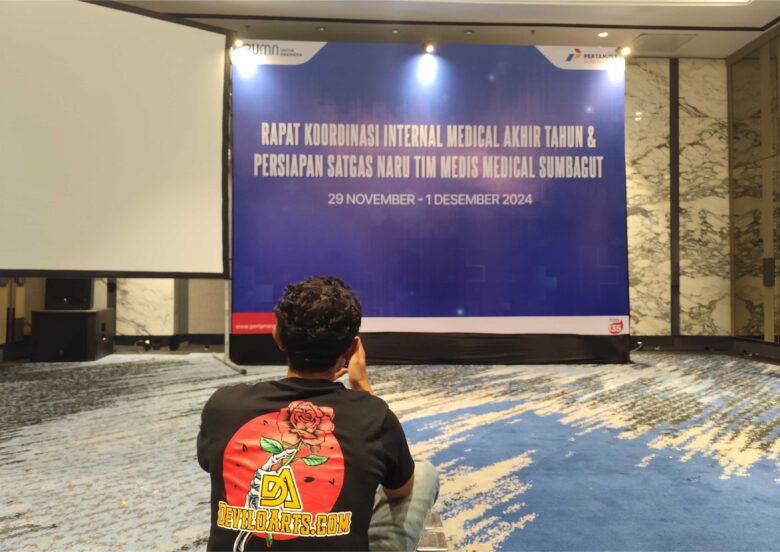 Pertamina Backdrop Rapat Sumbagut