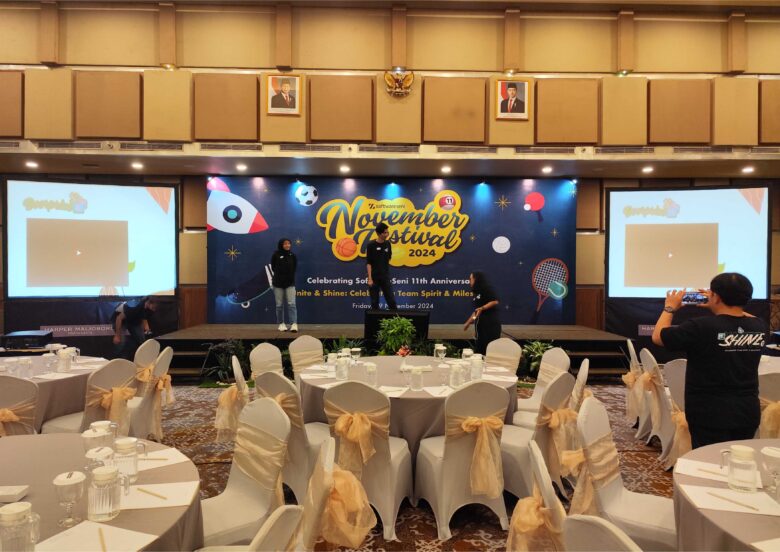 Softwareseni Backdrop Event Anniversary