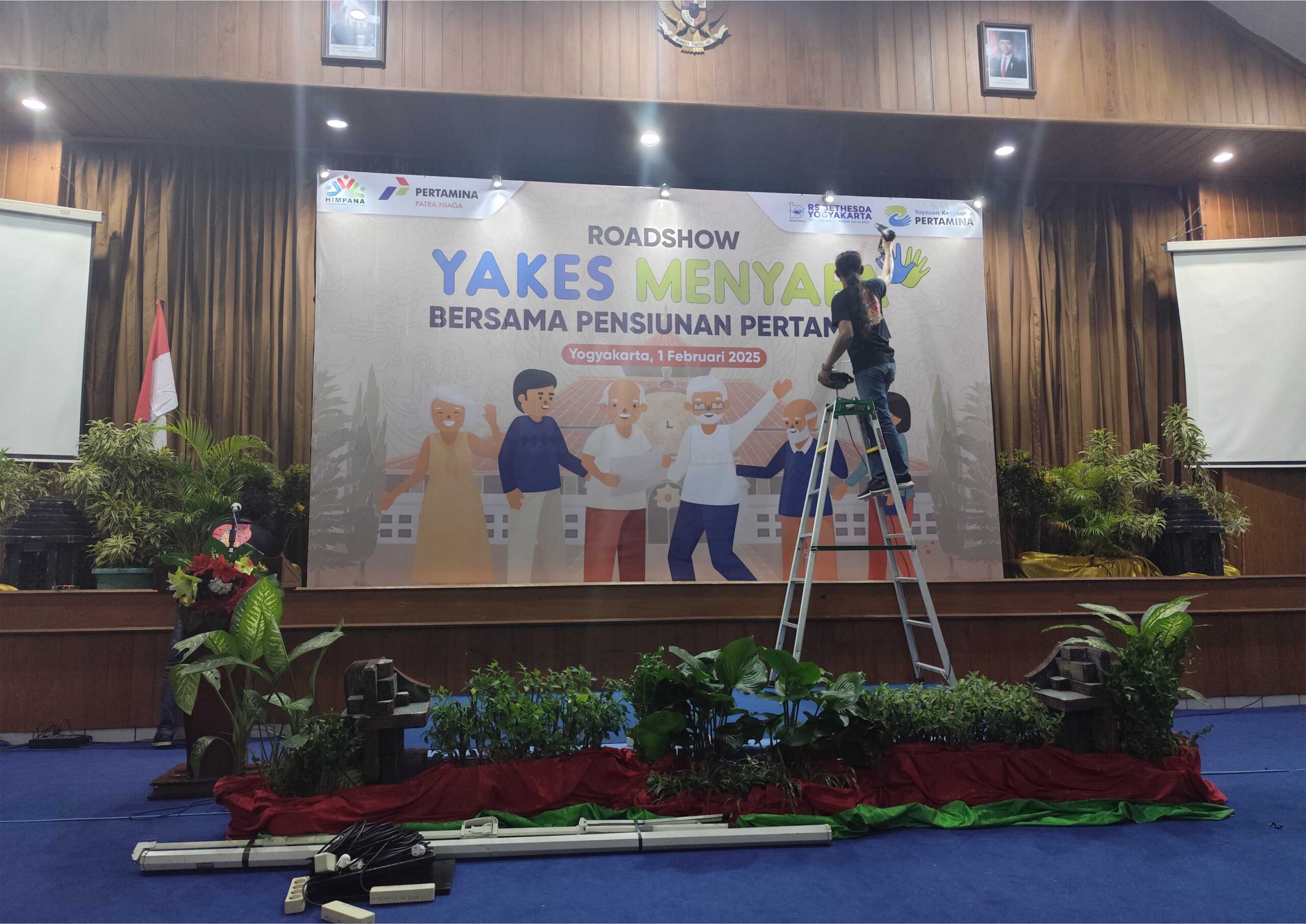 Jasa Backdrop Event Roadshow Pertamina