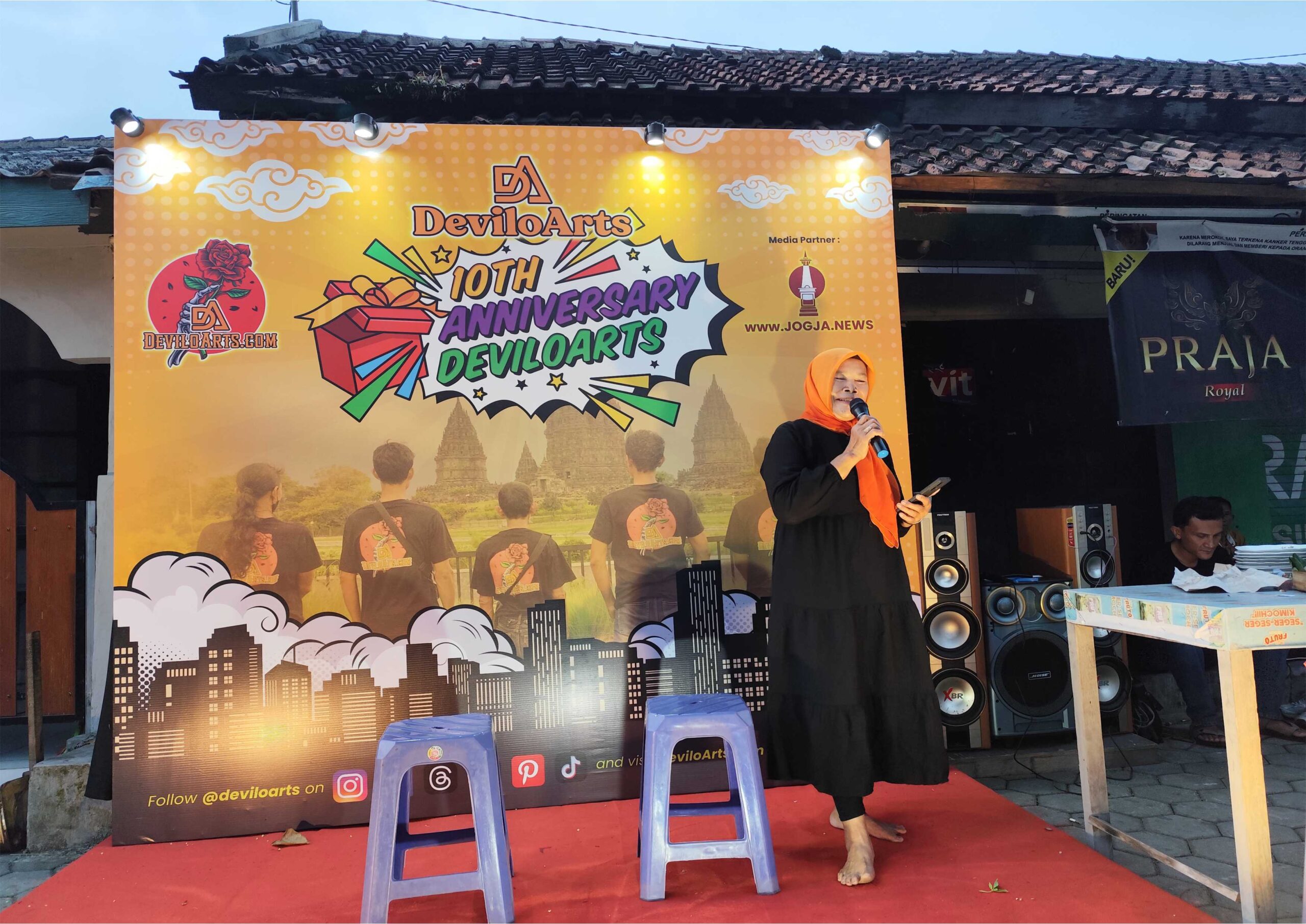 Backdrop Anniversary Devilo Arts