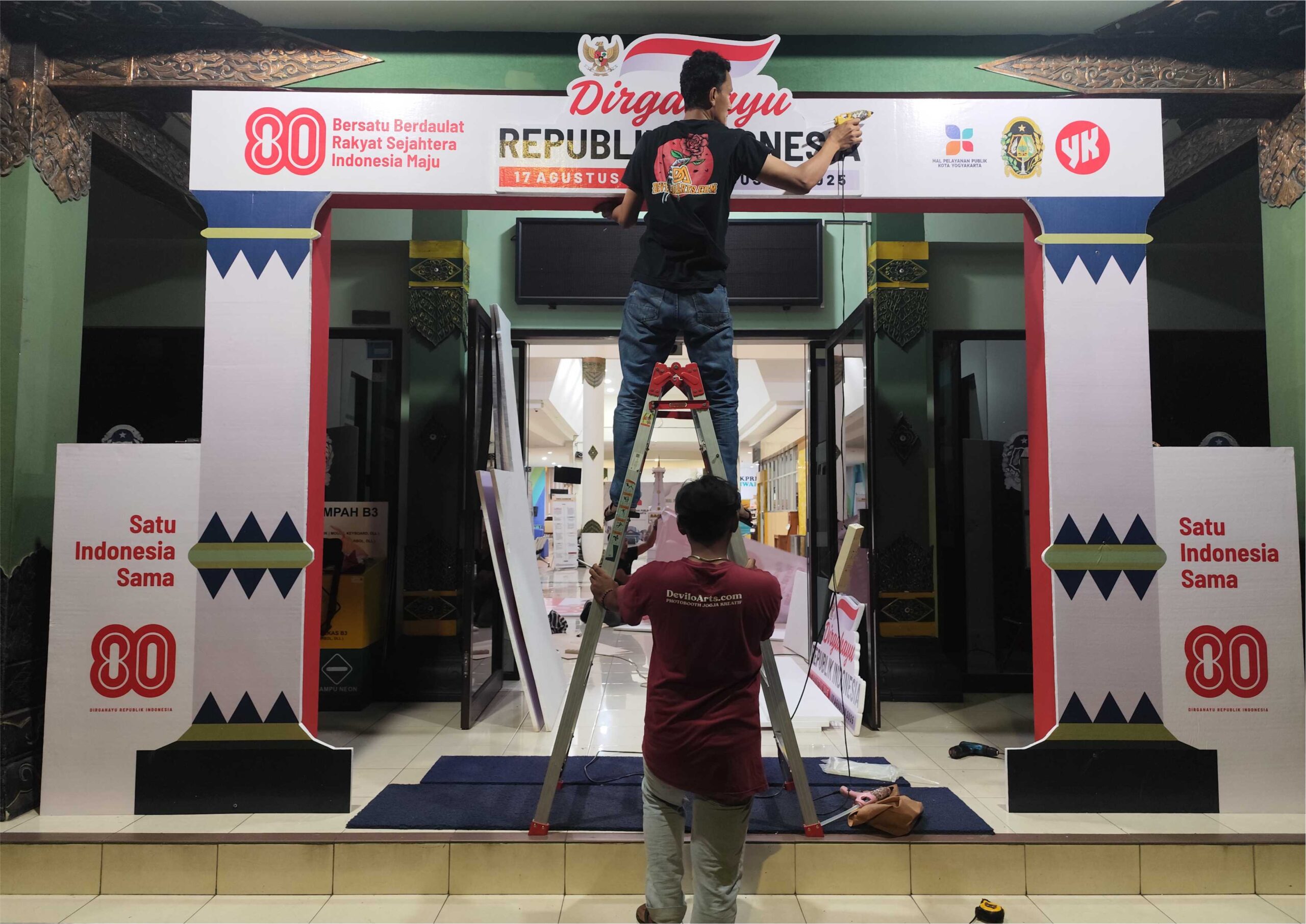 Dekorasi 17 Agustus Kantor MPP Jogja