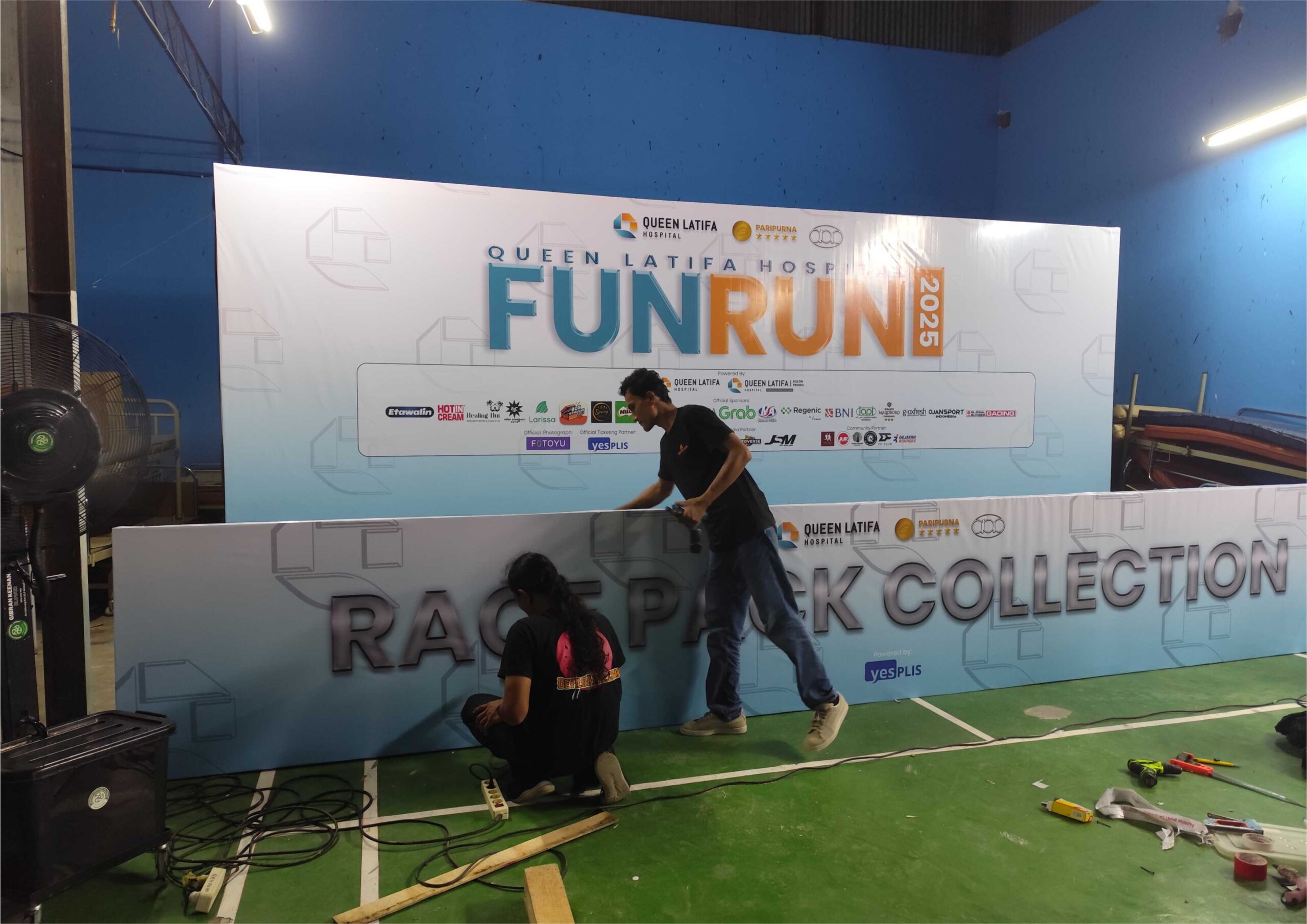 Fun Run Backdrop Event Jogja