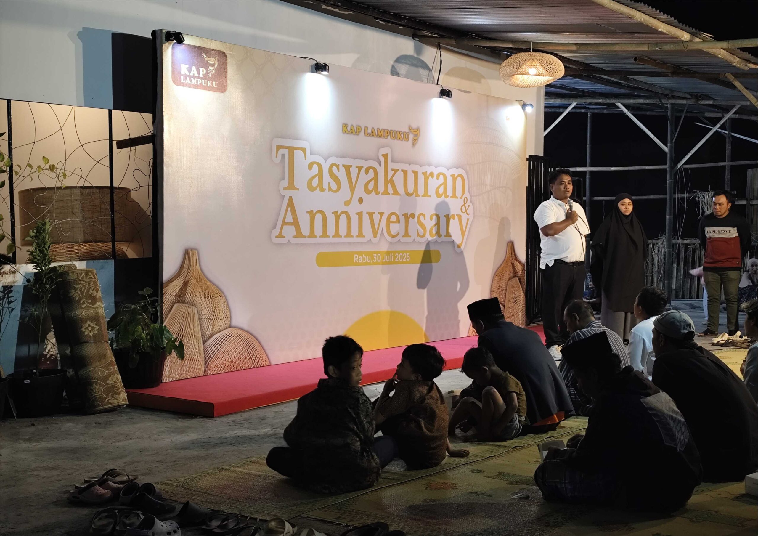 Kaplampuku Anniversary Backdrop Jogja