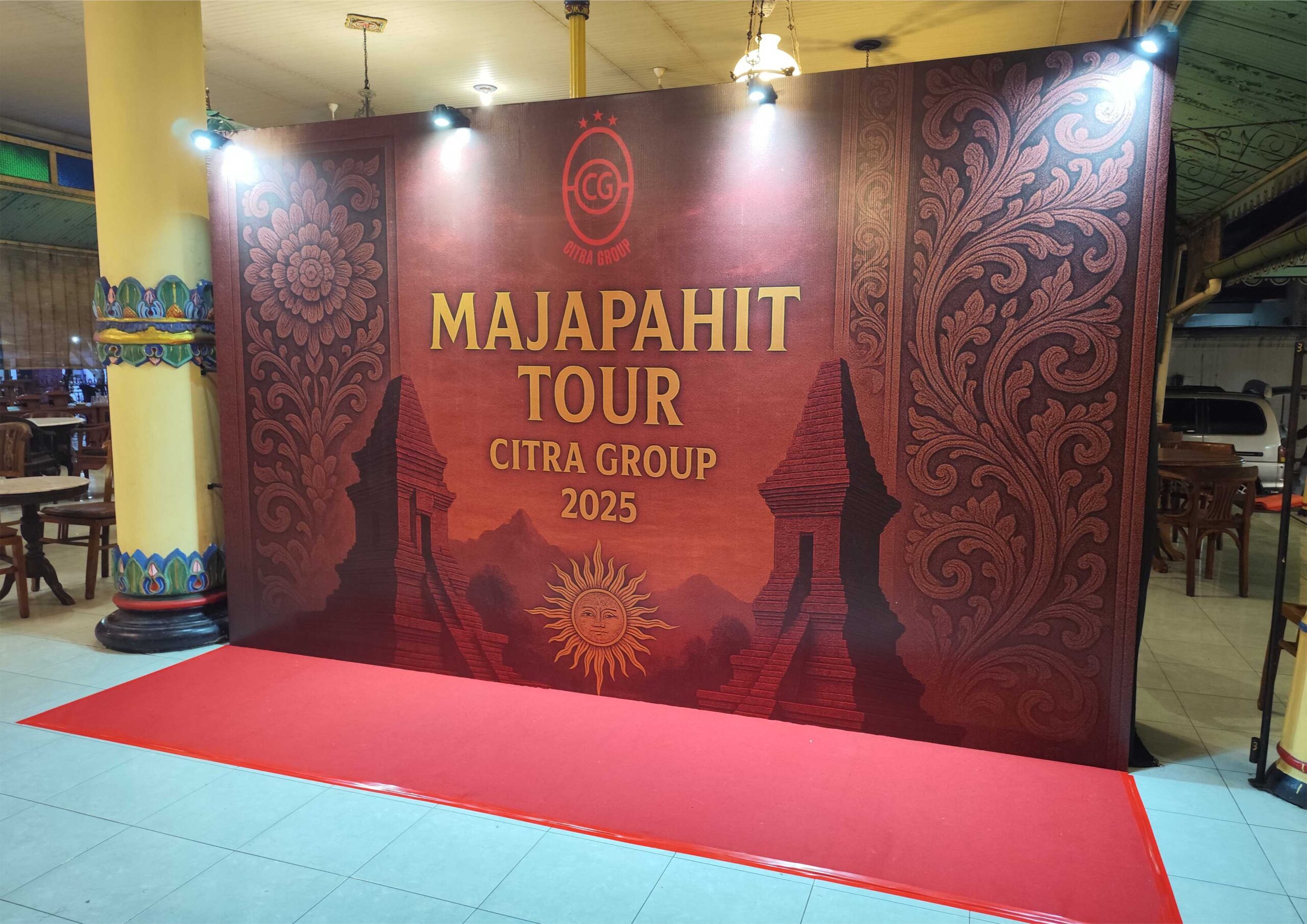 Majapahit Tour Backdrop Event Jogja