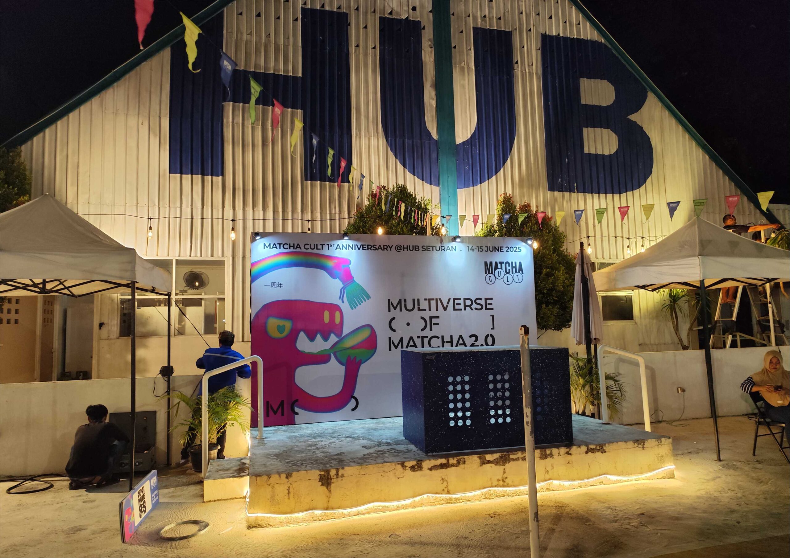 Matcha Cult Backdrop Event Jogja