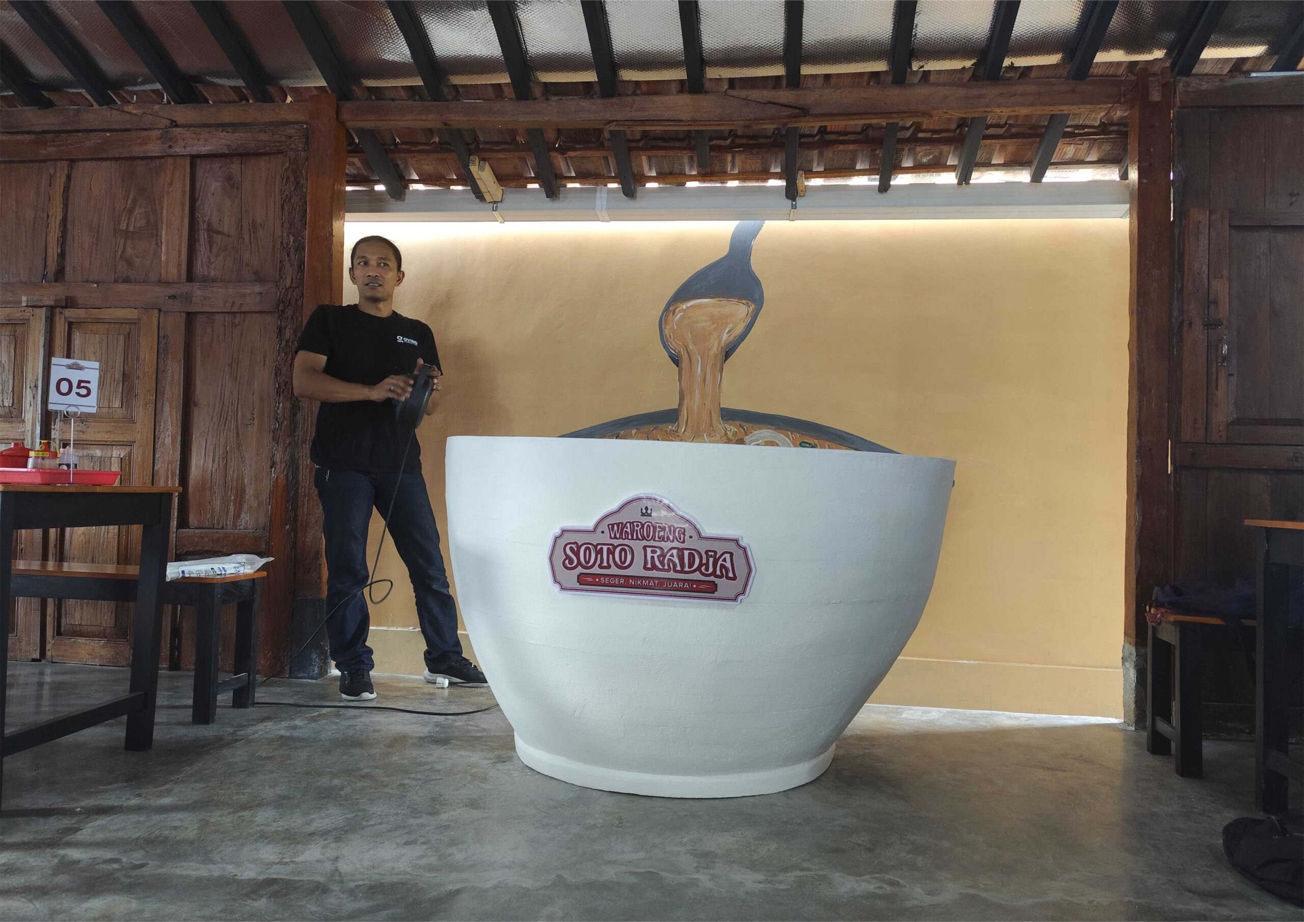 Soto Radja Dekorasi Styrofoam Jogja