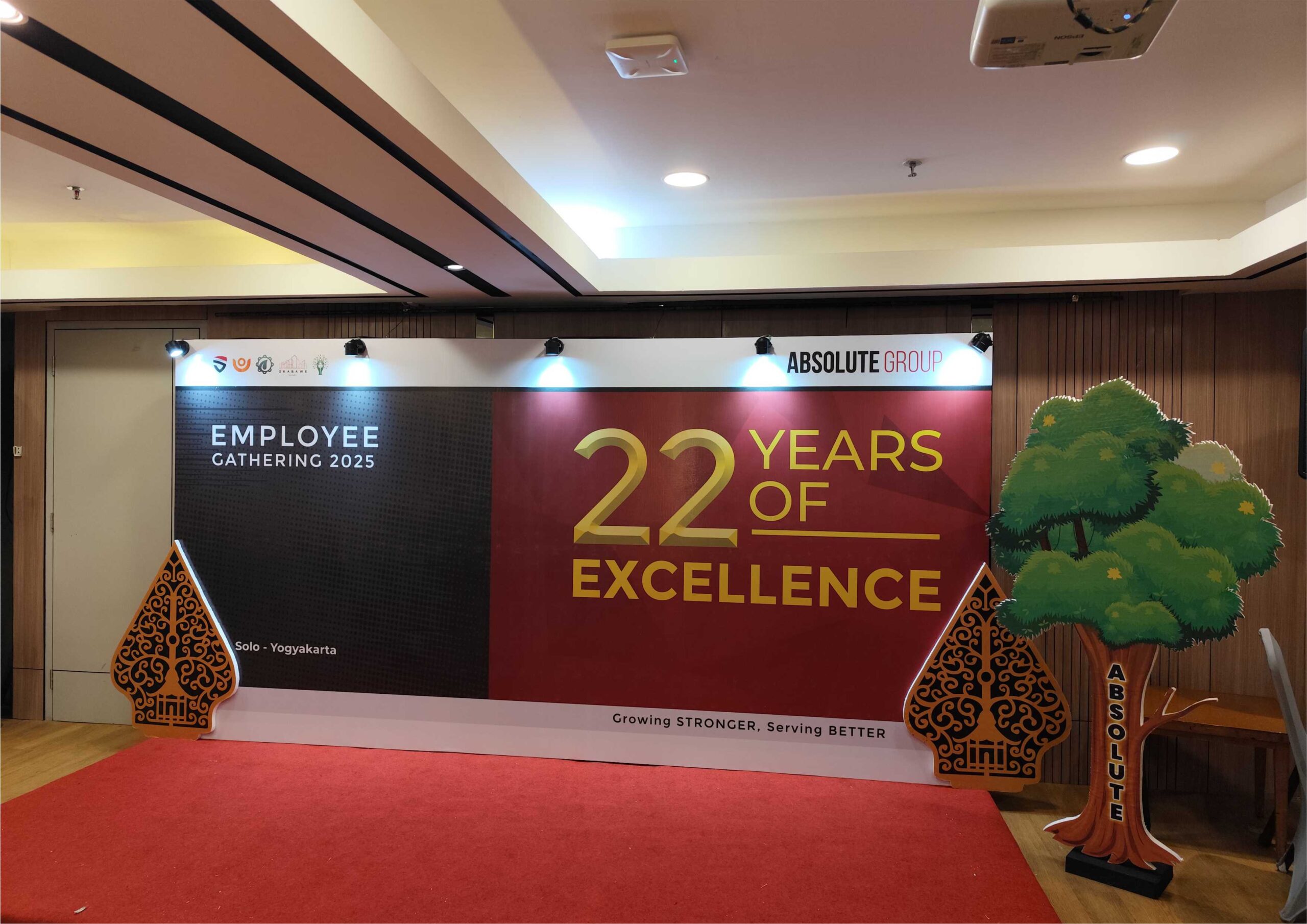 Backdrop Event Gathering 22 Years