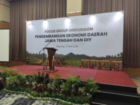 Backdrop Panggung Event OJK - Discussion Event