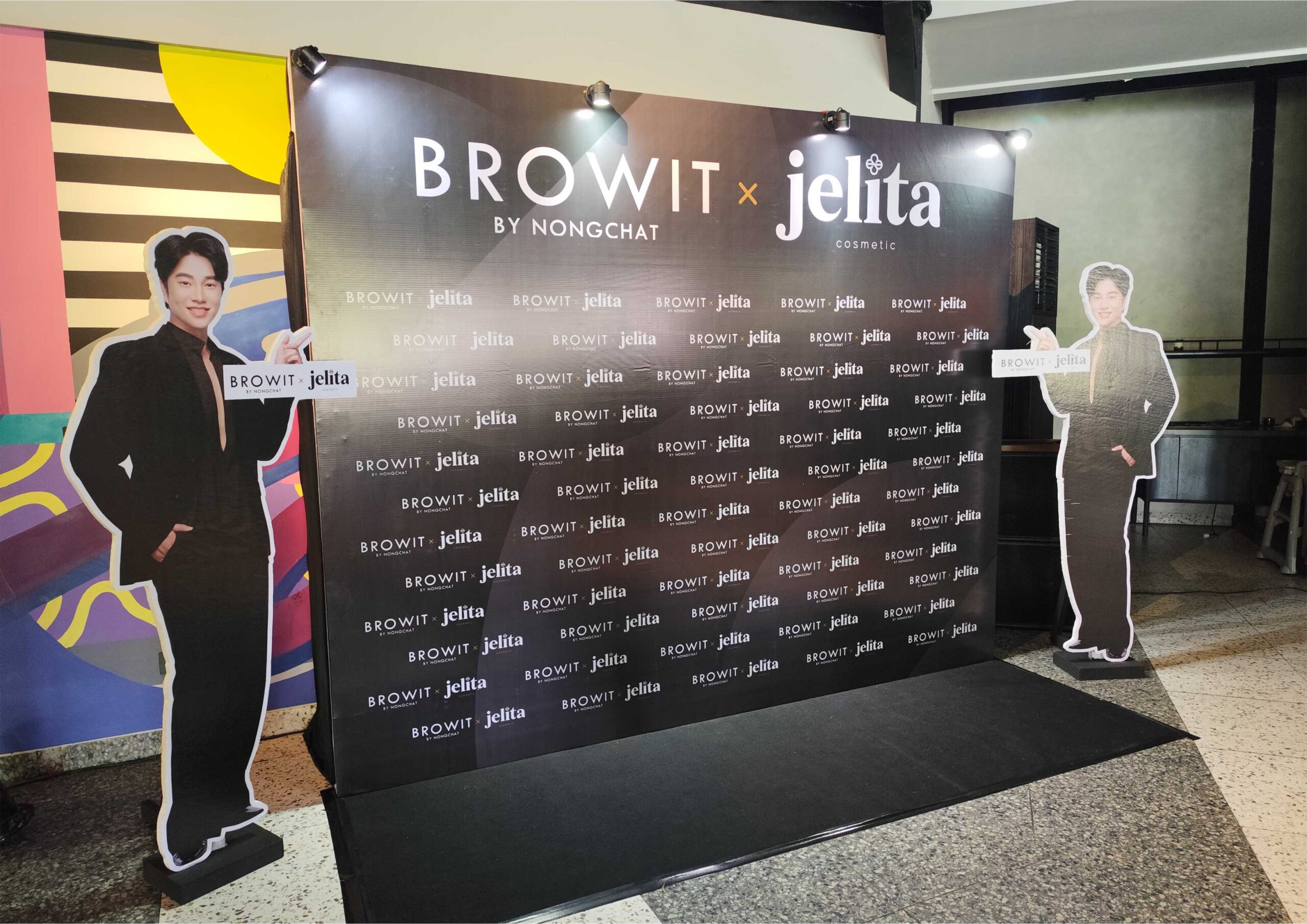 Backdrop Photobooth Event Browit x Jelita