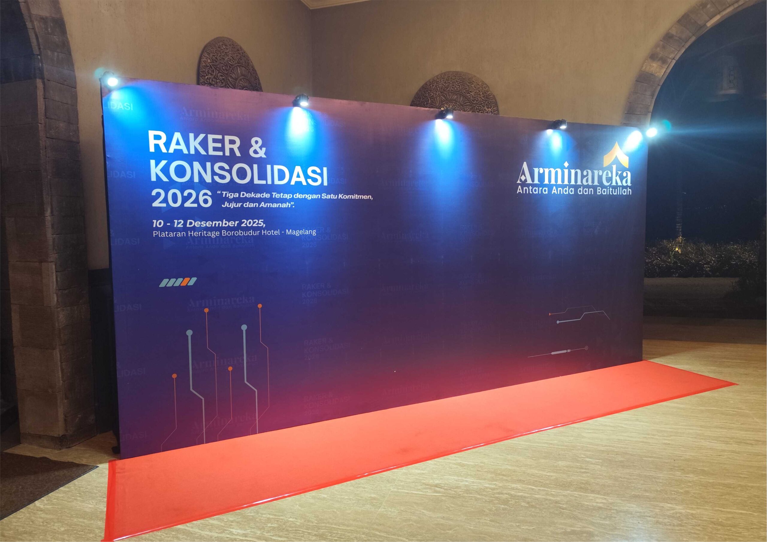 Backdrop Photobooth Event Raker Arminareka
