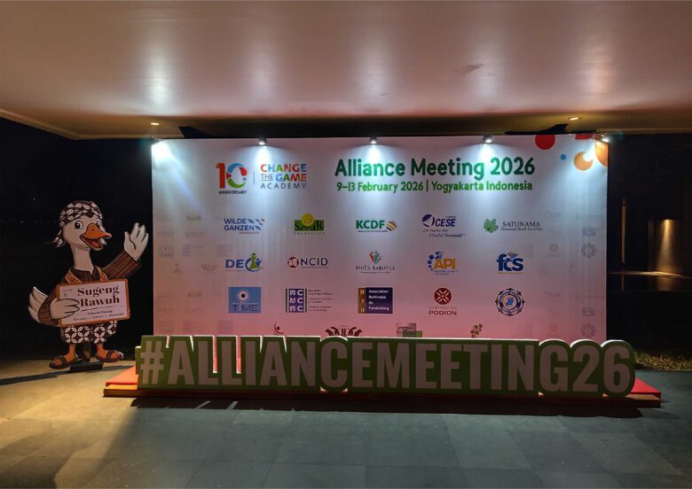 Backdrop dan Photobooth Alliance Meeting