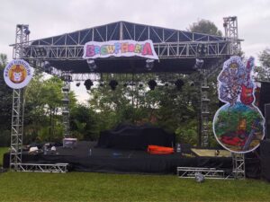 Jasa Dekorasi Header Panggung Rigging