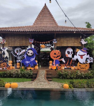 Dekorasi Karakter Halloween Event Jogja