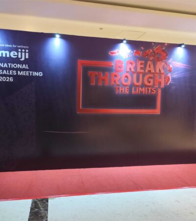 Dekorasi Videotron dan Backdrop Event Meiji