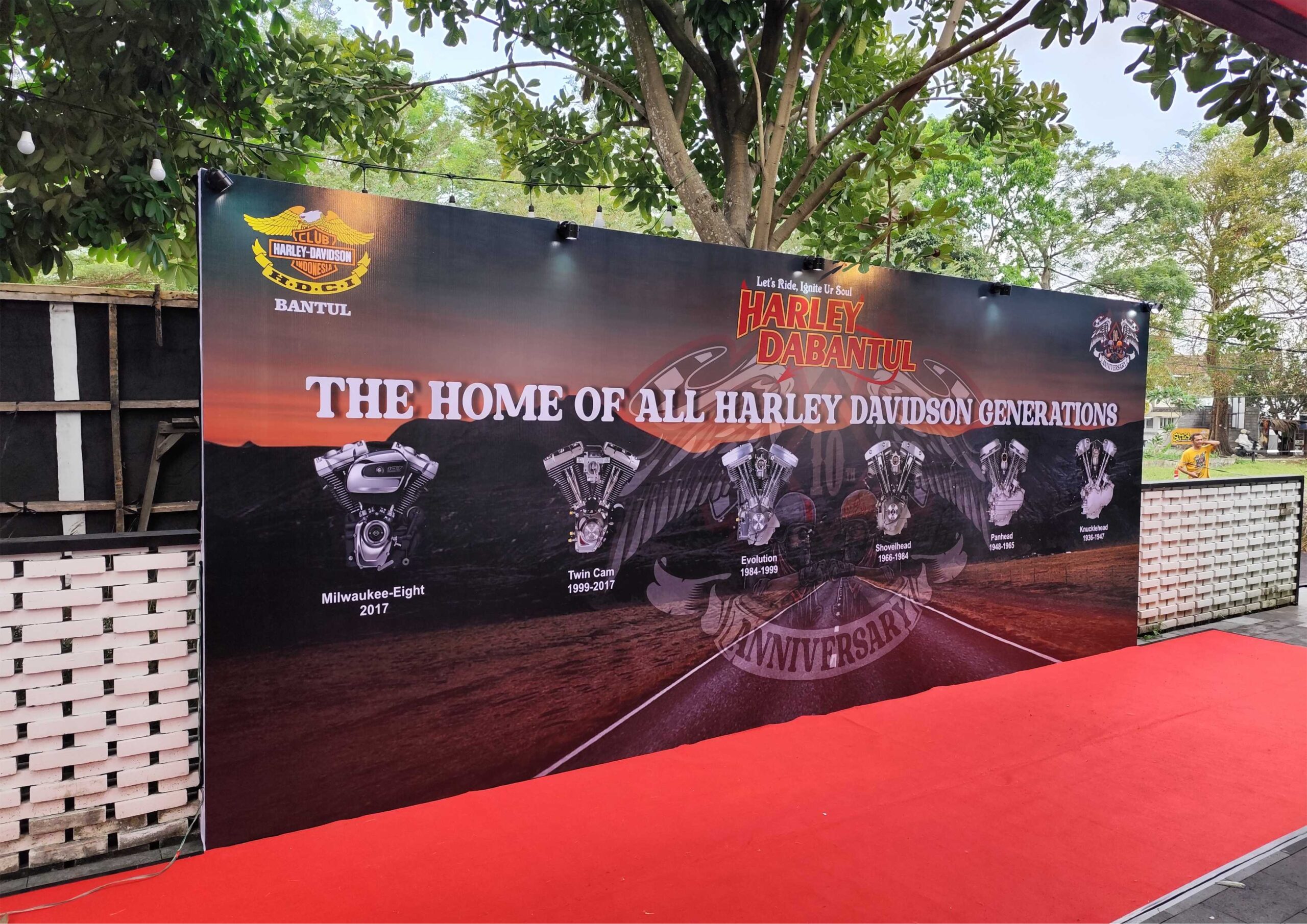Harley Bantul Backdrop Event Outdoor