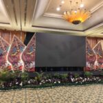 Sewa Videoteon dan Dekorasi Frame Wayang Videotron